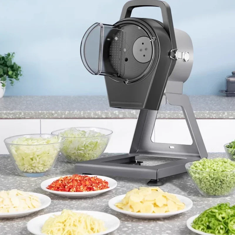 Garlic Slice Device Onion Cutter Vegetable Cutter Chopped Green Onion Machine Shredded Ginger Artifact Millet Pepper Machine