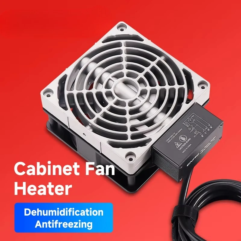 Industrial Cabinet Electric Heater Antifreeze and Dew Removal, Electrical Cabinet Constant Temperature Adjustable