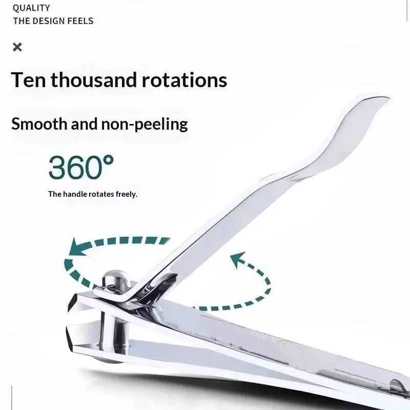 New Straight Mouth Steel Nail Trimmer For Nail Pedicure Cuticle Nail Clippers Nail Trimmer Nail Care Tools For Daily Use