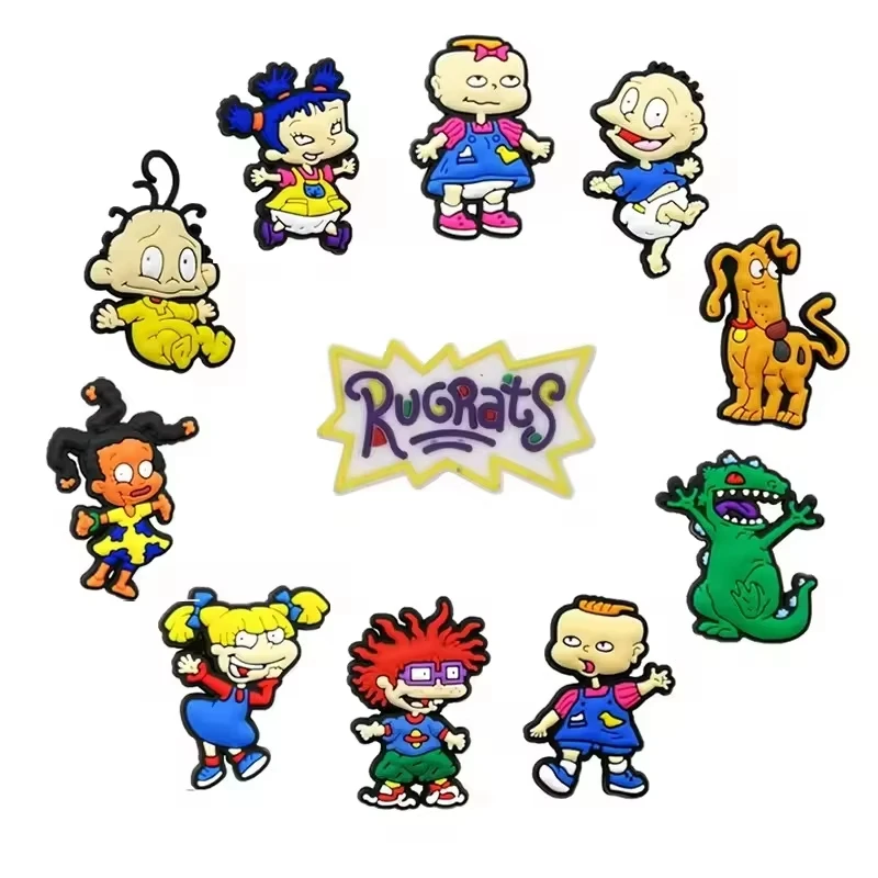 New Cute Cartoon Shoes Charms PVC Shoe Accessories, Beach Bag Embellishments, Gifts for Birthday