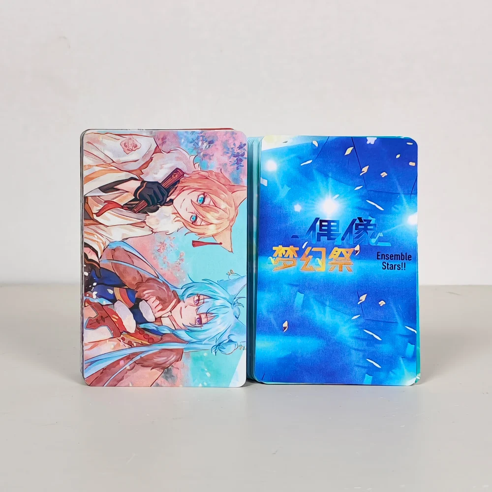 96 Pc/set Ensemble Stars Manga Laser Lomo Card Album Comic Characters Photo card Fans Collection Cards