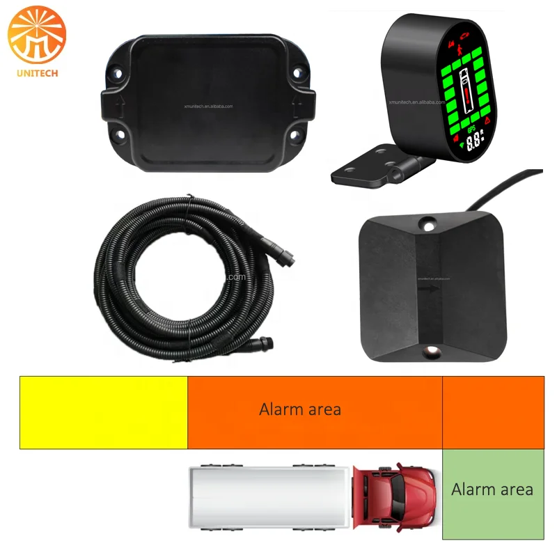 

High Accuracy Heavy Commercial Vehicle Front And Side Blind Spot Detection System For HGVs Collision Avoidance System
