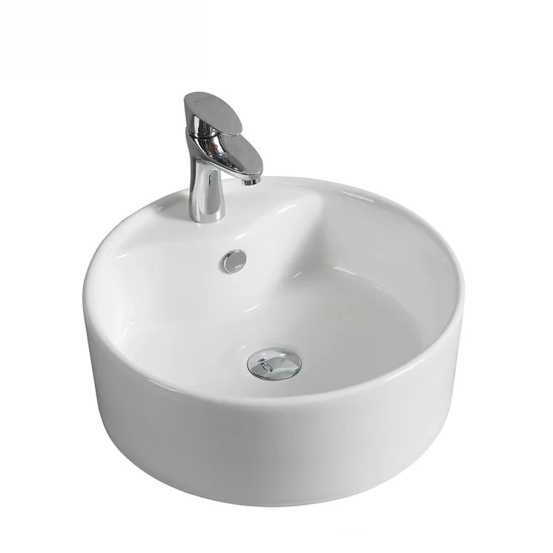 

Luxury sanitary ware desktop white washbasin art bathroom sink ceramic washbasin