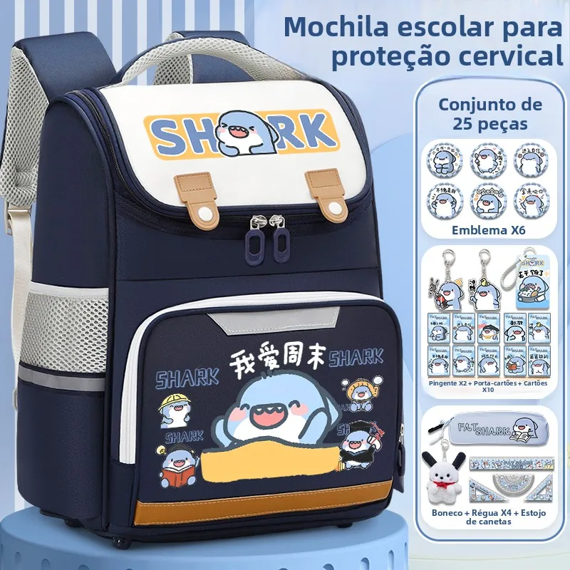 fatty-shark-collaborative-large-capacity-cartoon-shark-dual-shoulder-backpack-for-elementary-school-students-boys-and-girls