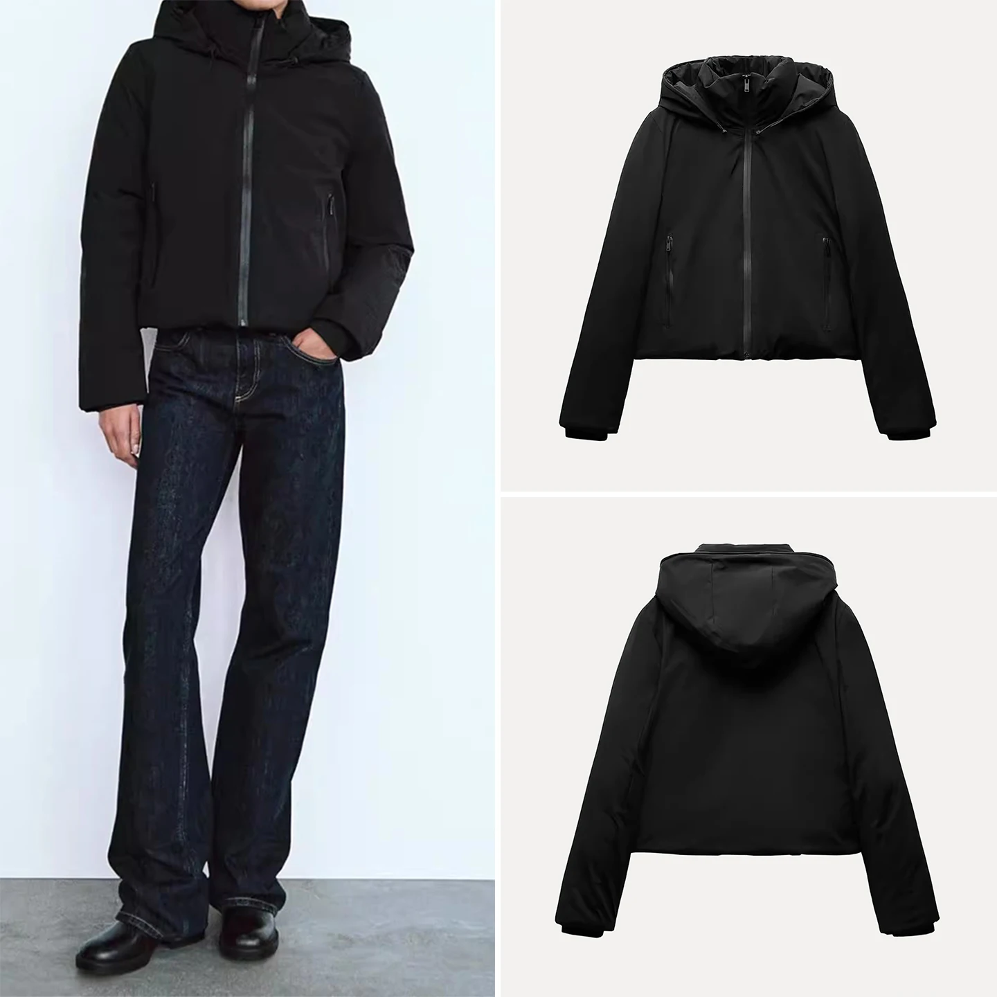 

Ele ort Thiened Jaet со шляпой для женщин, осень 2023, новое универсальное женское пальто в китайском стиле Personali Z