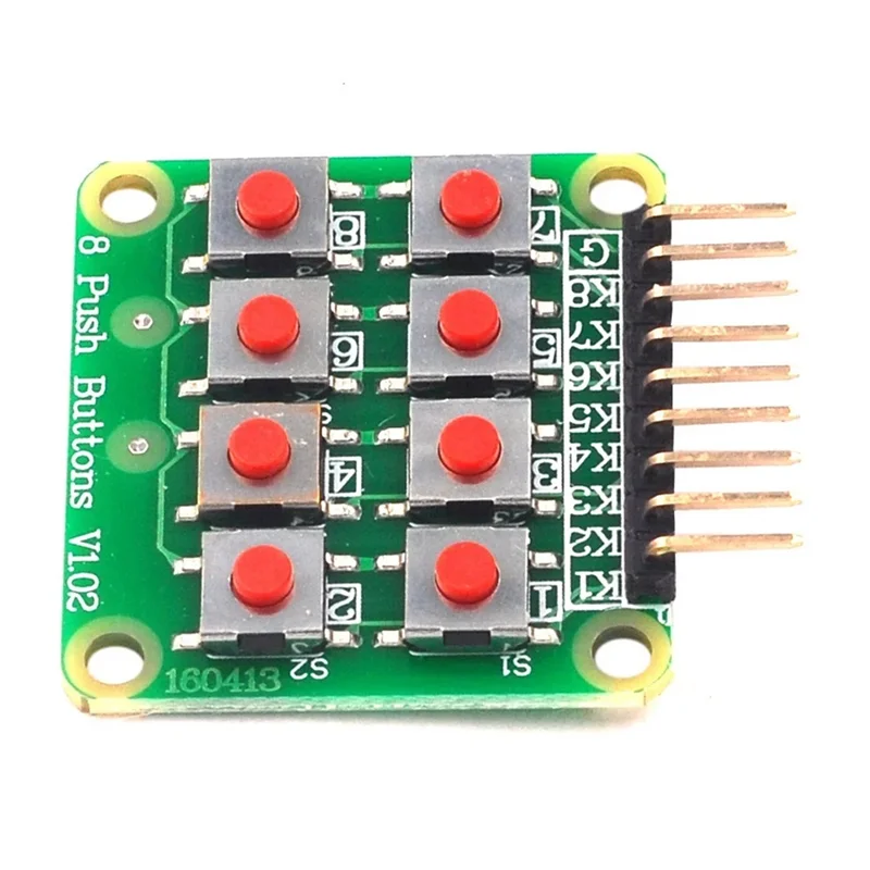 GROCE-2X4 Keypad 4X2 Keypad 8 Push Buttons Key Board Matrix Keyboard Button For Arduino AVR PIC 2X4 Module AVR PIC Module