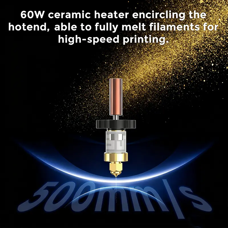 Creality Ender 3 V3 KE Hotend Kit, Original Ceramic Heating Block Kit 300°C 60W Fast Heating High Thermal Conductivity Hardened - 5