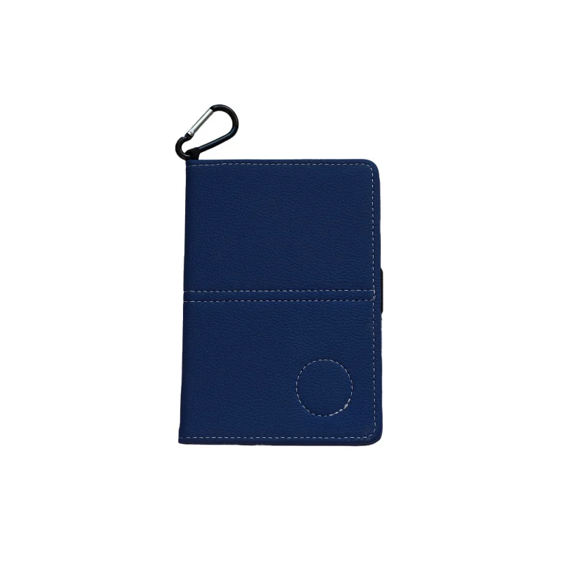 【SITLJIN•FAFAFA】Golf Scorebook Course Competition Supplies PU Leather Material Fan Supplies Scorebook Set for Recording Scores