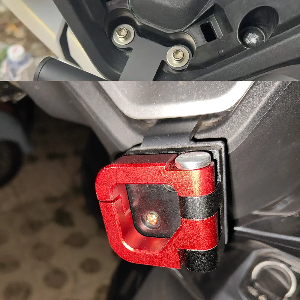 Motorcycle Accessories Foldable Helmet Hook Luggage Storage Bag Hanger Holder For Honda PCX160 PCX125 PCX 160 PCX 125 2025 2026