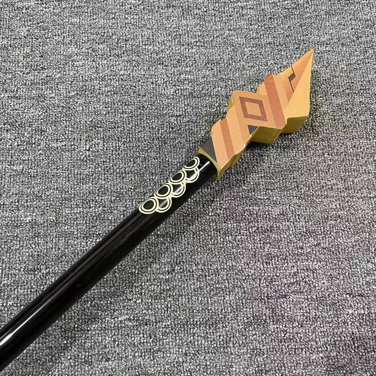 70 بوصة كبيرة Zhongli الرمح كاتانا تأثيري الدعامة أنيمي جينشين تأثير السيف الحجم الحقيقي اليابانية كاتانا الأصلي الساموراي صابر لعبة