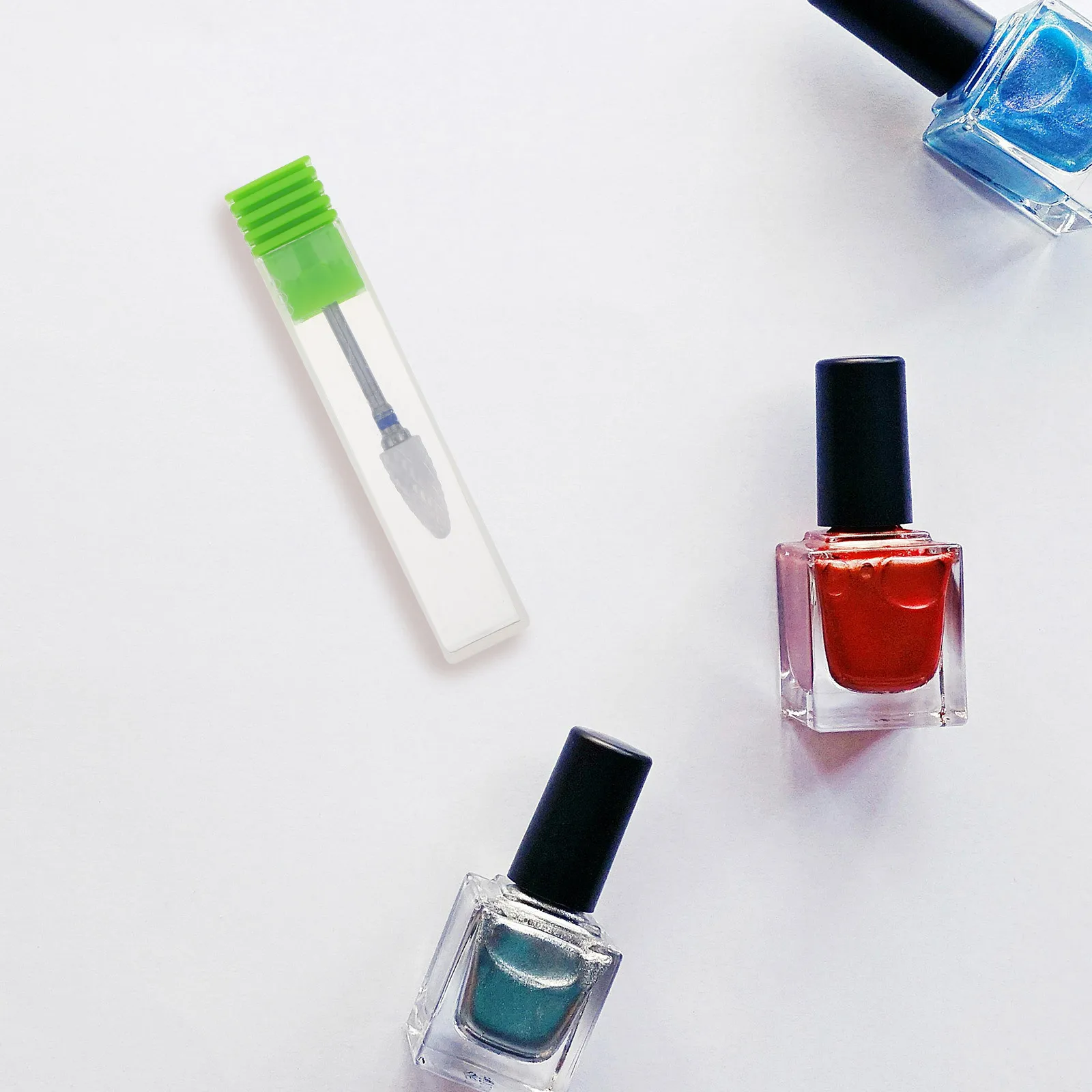 Ceramic Nail Drill Bits Small Cuspidal Head Remove Dead Skin Reshape Nails Polish Gel Acrylic Tips Nail Grinding Head Manicure