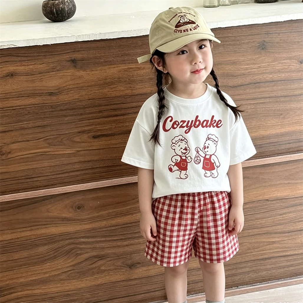 Baby Clothing Designer - Cartoon T-Shirts+Shorts Zweiteiliges Set Sommerkleidung Niedlich