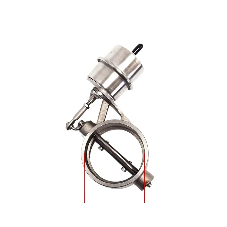 

Automobile remote control variable vacuum exhaust valve modified normally open pneumatic 70mm/2.75in 76mm/3in