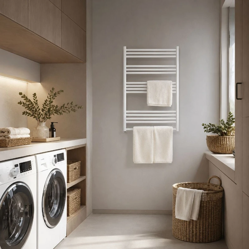 Stainless Steel Electric Towel Rack Wall Mounted Towel Warmer Waterproof Clothes Dryer Moisture Proof Bathroom Accessories
