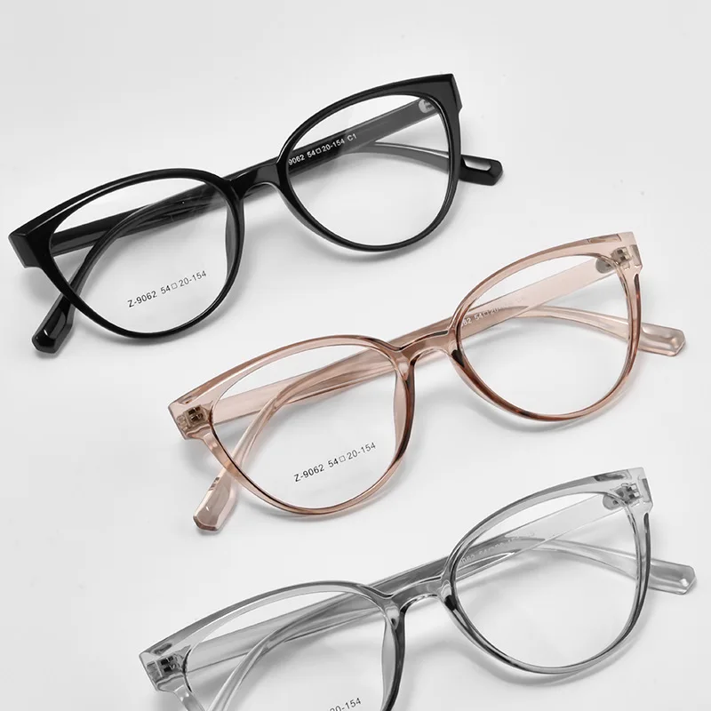 Cat Eye Prescription Glasses Women Custom Different Eyes Auto Focus Reading Glasses Look Far And Near Ultra Light Myopia Glasses