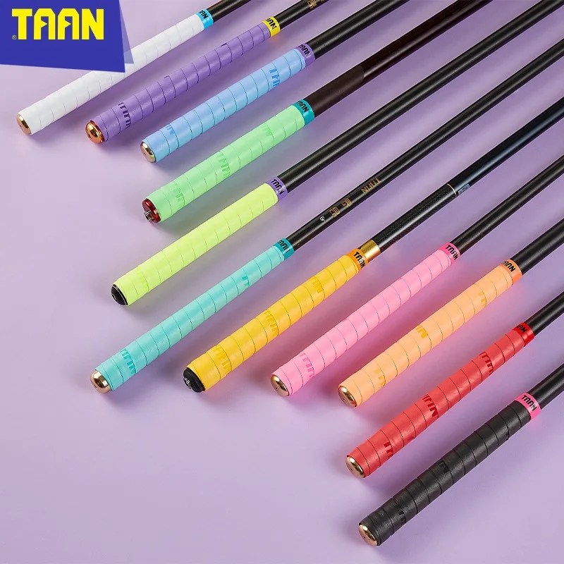 60PCS TAAN Candy Color Sticky Overgrip Badminton Tennis Racket Fishing Rod Winding Sweatband High Elastic Non-slip Durable