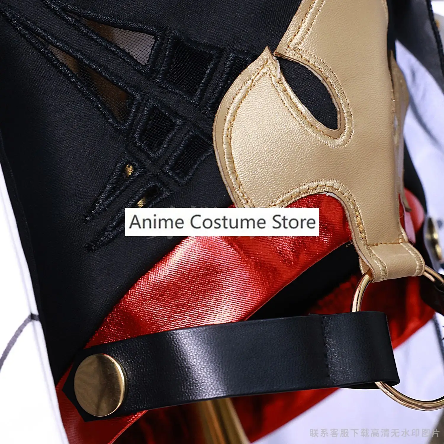 فوهوا زي تأثيري للنساء ، فو هوا من هونكاي تأثير 3 ، لعبة ، فستان الجلد ، أنثى ، عالية الجودة ، شعر مستعار ، جديد