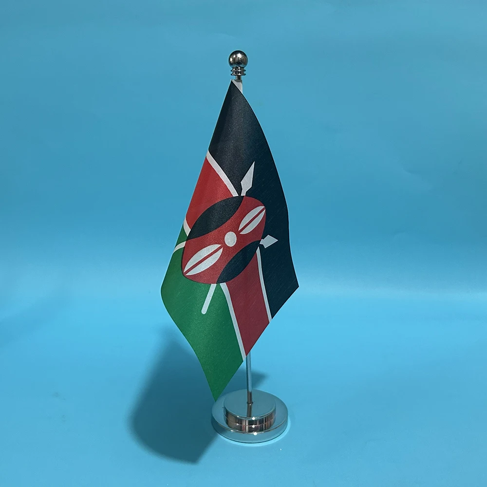Bandera nacional de Kenia para escritorio en poliéster - imagen 3