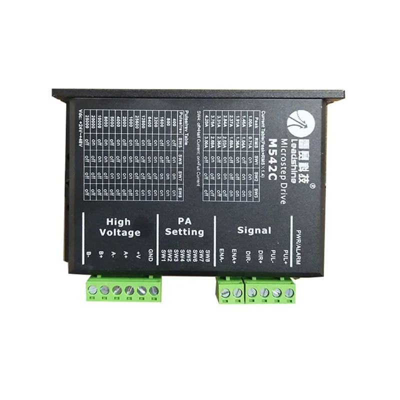 Leadshine 2Phase Stepper Motor Driver M542C Input Voltage 24-48VDC Current 1.0-4.2A