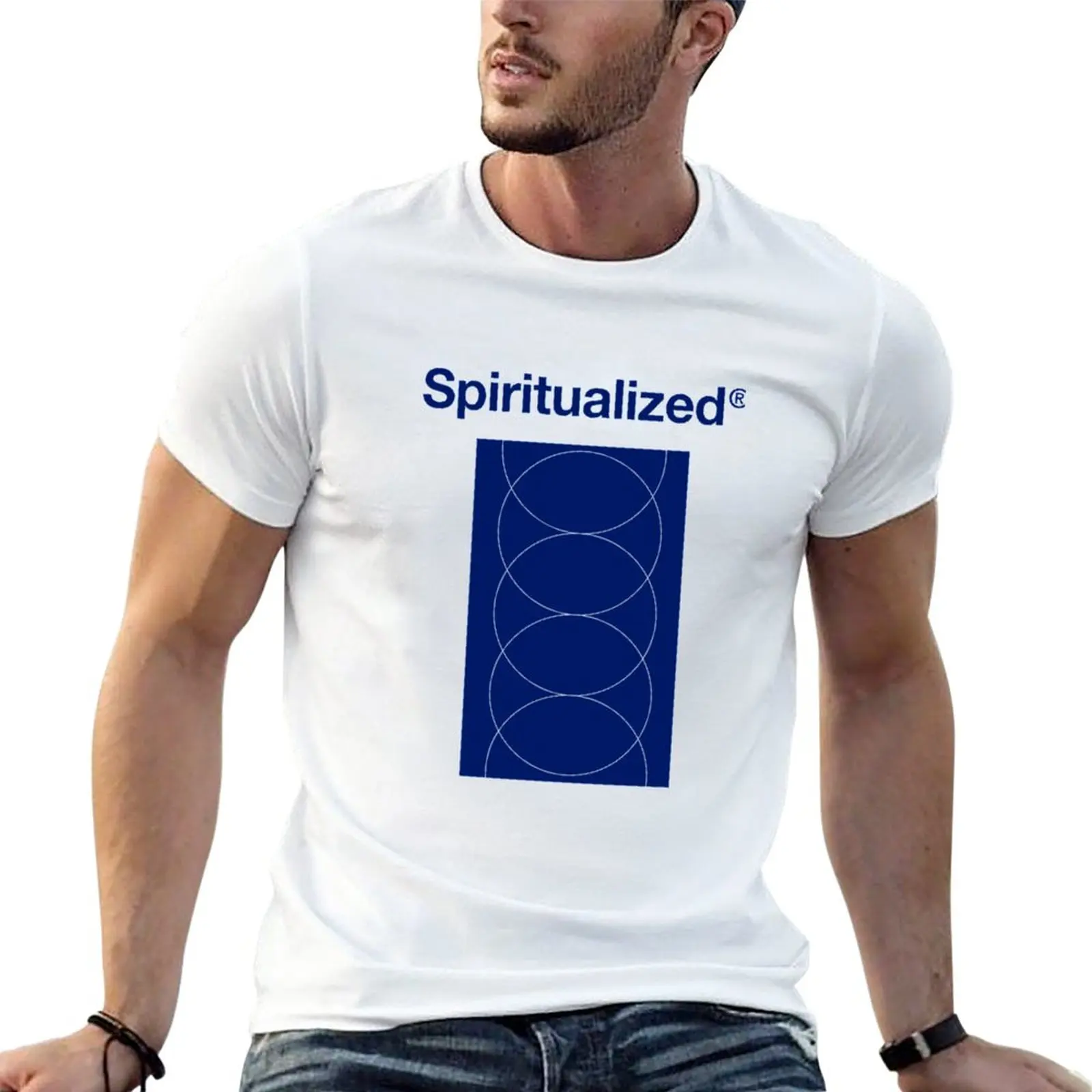 New Spiritualized T-Shirt korean fashion shirts graphic tees T-shirt for a boy graphics t shirt mens plain t shirts
