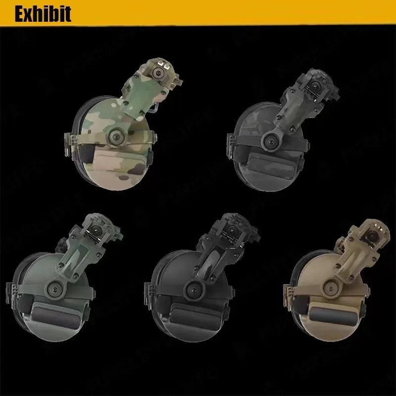 Casque antibruit de tir militaire tactique, cache-oreilles de casque, casques rapides, OPS, Wendy M-LOK Arc