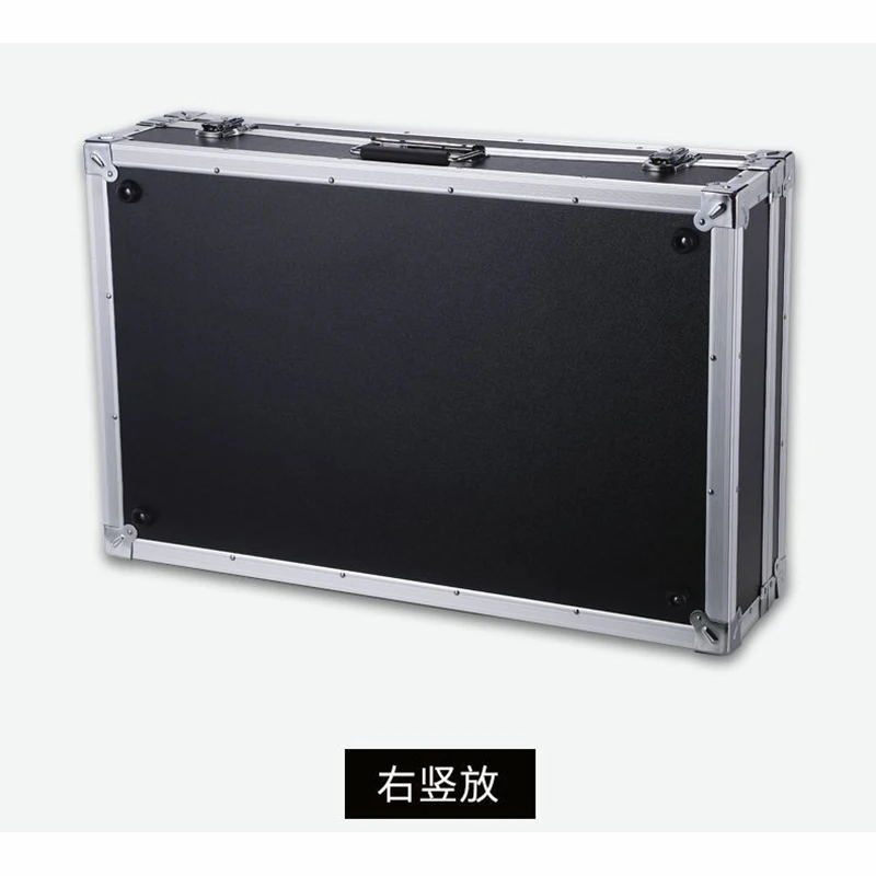 Portable Aluminium Computer Monitor Storage Box Protective Toolbox Screen Transport Display Carrying Case