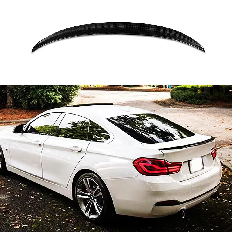 For BMW 4 Series F36 2013-2020 M4 MP PSM Style Carbon Rear Trunk Lid Car Spoiler Wings Exterior Tuning Accessories