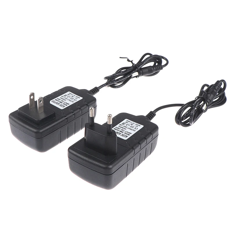 1pc dc 24v 2a fonte de alimentação adaptador carregador 48w eua/ue plug para uv led lâmpada luz prego secador ue/eua plug