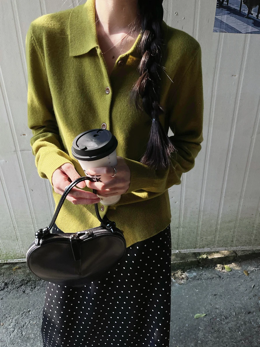 

Soft Knitted Open Cardigan Women's Faion Korean Sle Autumn Winter New Arrival Versatile Slimming Base Layer Sweater