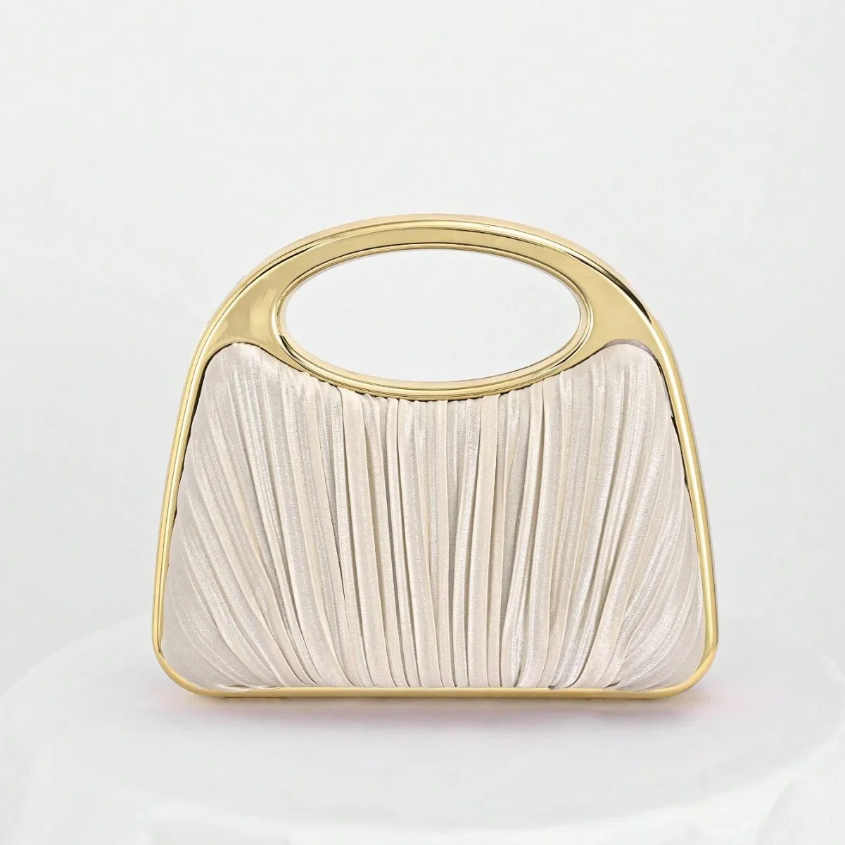 

Dinner high-end celebrity women's acrylic pleated dinner bag, cheongsam clutch bag.