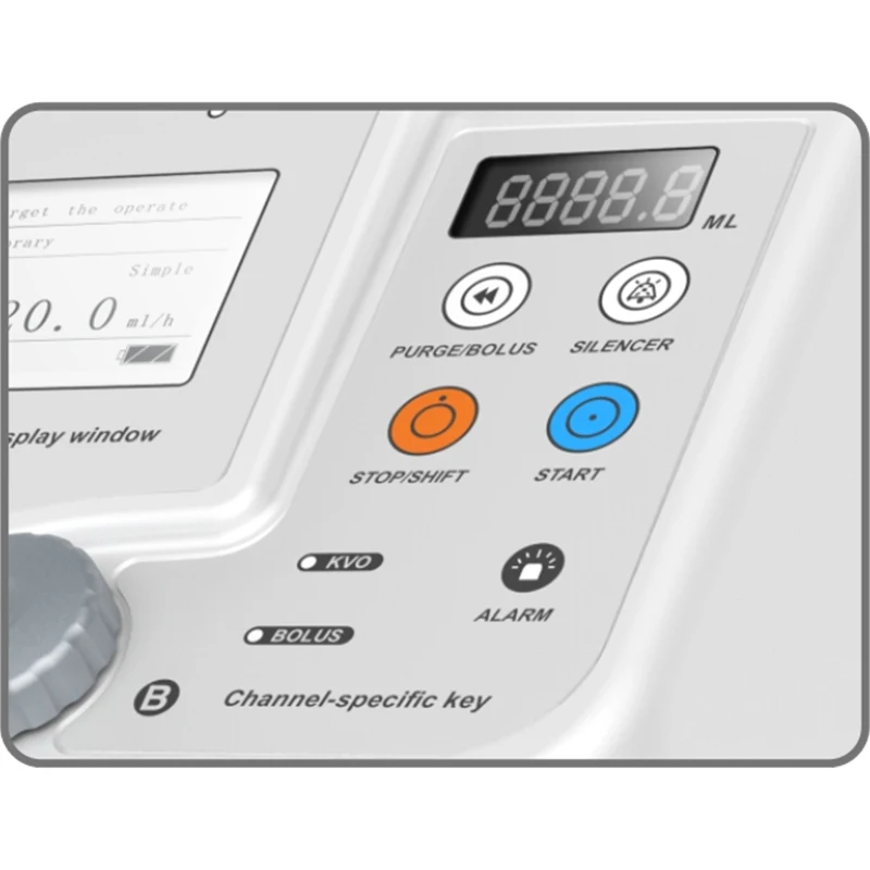 BYZ-810TU Hospital medical equipment double infusion syringe pump with tci