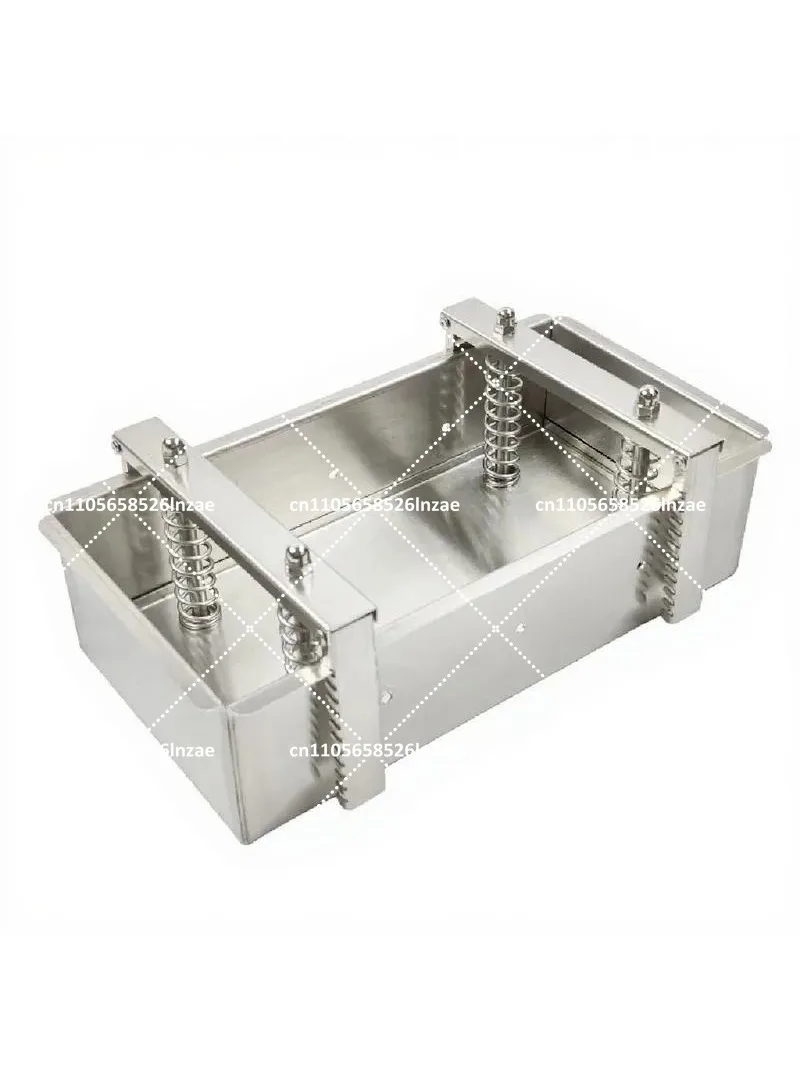 1KG Stainless Steel Meat Pressing Tool, Meat Forming Box for Cooked Beef Rolls, 200x100x70MM Kitchen Press