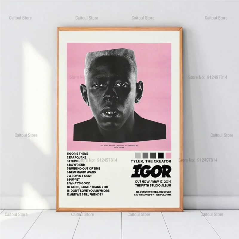 C024 Gift Tyler The Creator Vote Igor Flower Boy Music Album Canvas Painting Poster HD Prints Wall Picture Art Home Room Decor