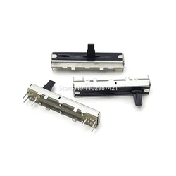 2 Pieces SC302G 45MM Sliding Potentiometer Double B50Kx2 Equalizer Keyboard Fader 6Pin Handle Length 10MM Slide Stroke 30MM