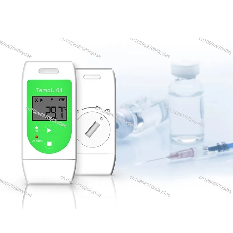 10pcs TempU04 Mini USB Temperature Data Logger IP65 Internal Sensor Digital Recorder for Cold Chain Monitoring