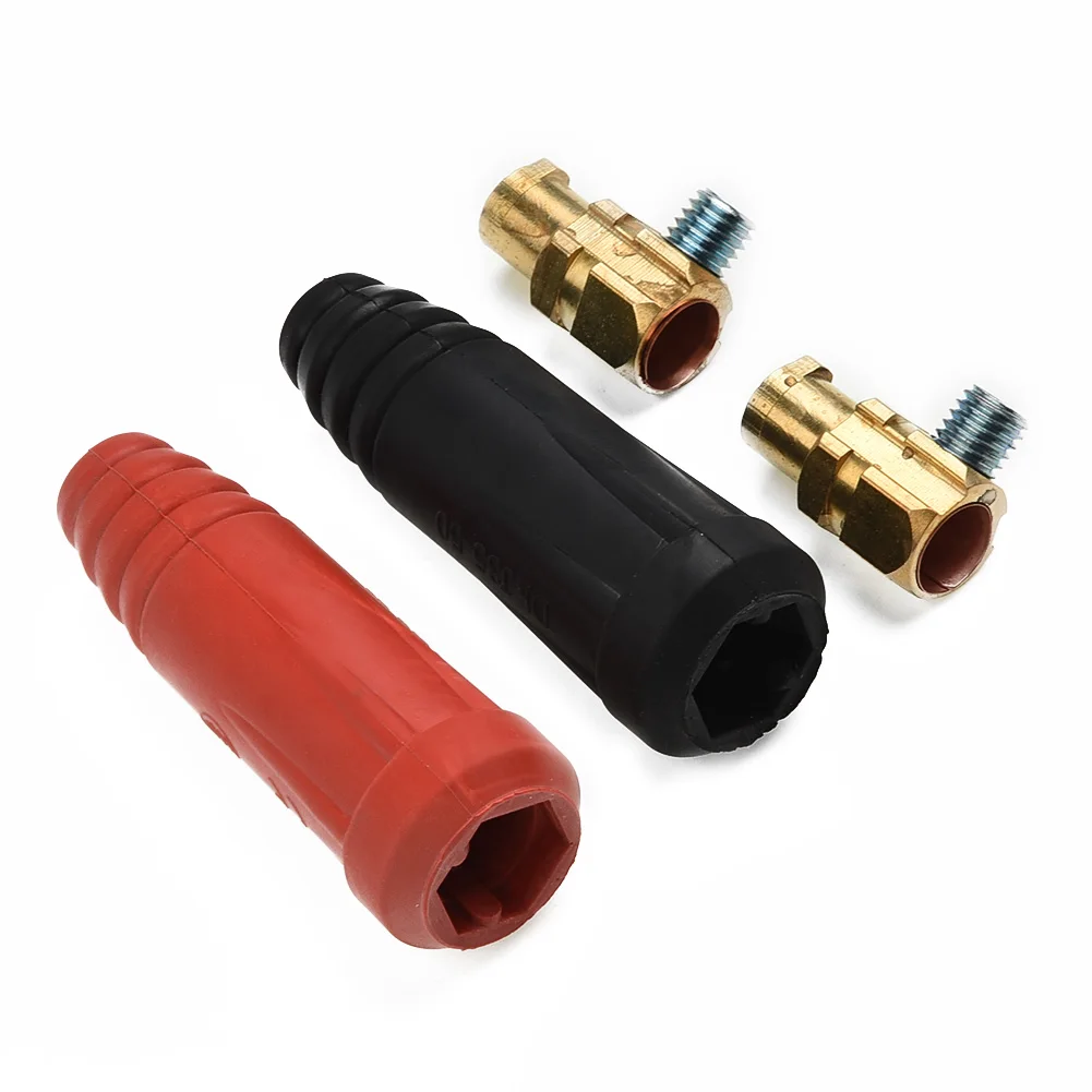 2 Stuks Duurzaam Gebruik Tig Lassen Kabel Paneel Connector Plug DKJ35-50 315amp Snelsluitende Lasmachine Plug Lasfakkels