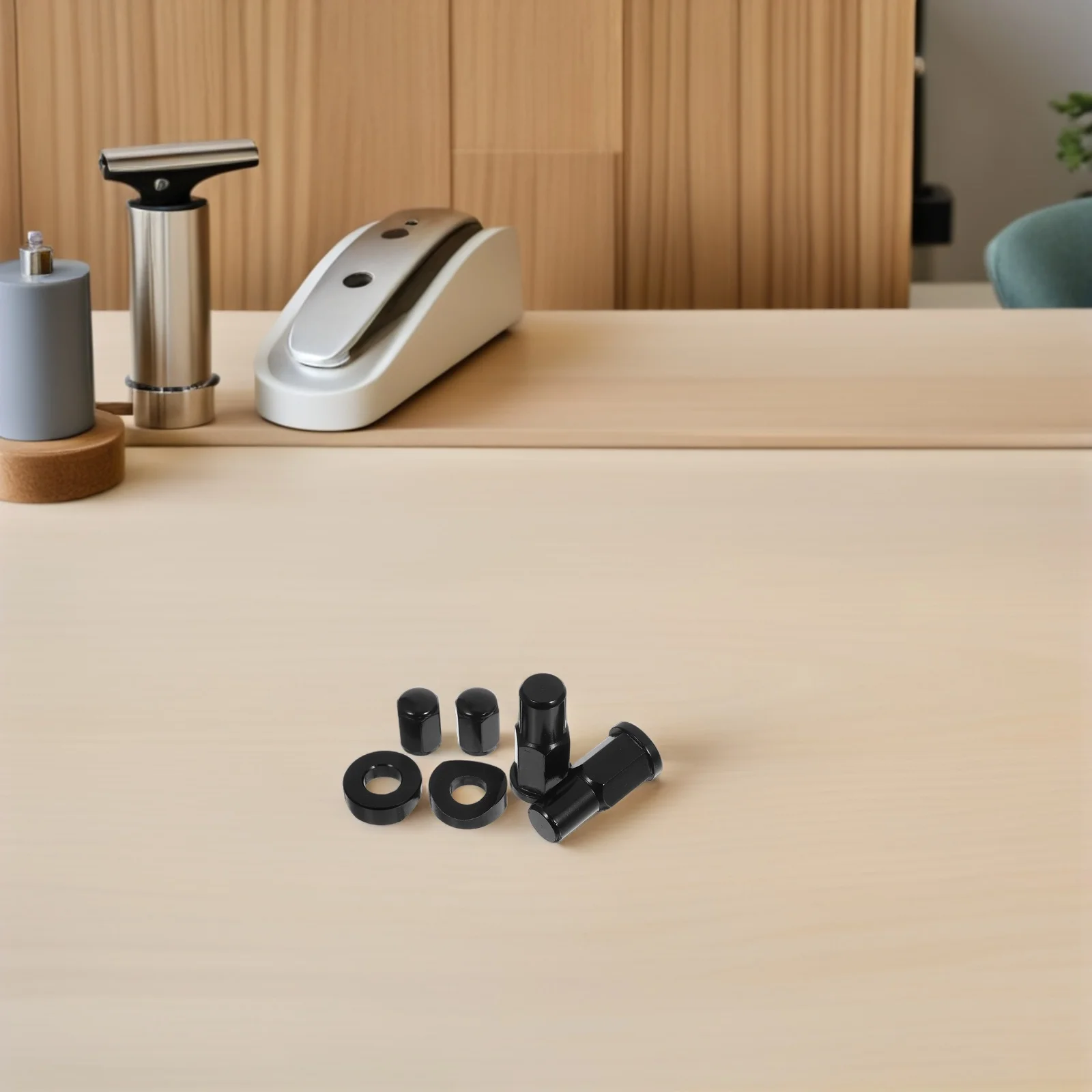 

2 Sets Tire Valve Rim Lock Nut Gasket Stud For Electric Vehicles Motorcycles Dirt Bikes Replacement Maintenance Parts Wheel