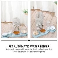 Pet Cat Feeder Water Dispenser Automatic Bowl Feeders for Cats Drinking Fountain