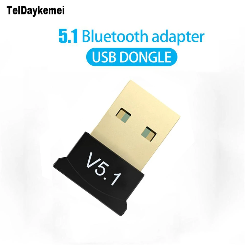 

5.1 Bluetooth Adapter USB Bluetooth Receiver Win8/8.1/10/11 Driver-Free Support Multiple Devices Simultaneous Connection