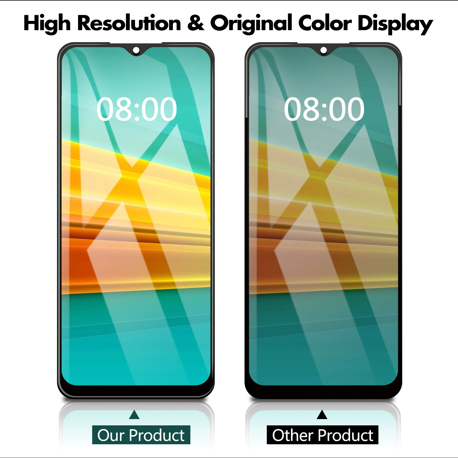 ЖК-дисплей 6,74 дюйма для Oppo Realme C51 RMX3830, фото дисплей для Realme C53 RMX3760, замена