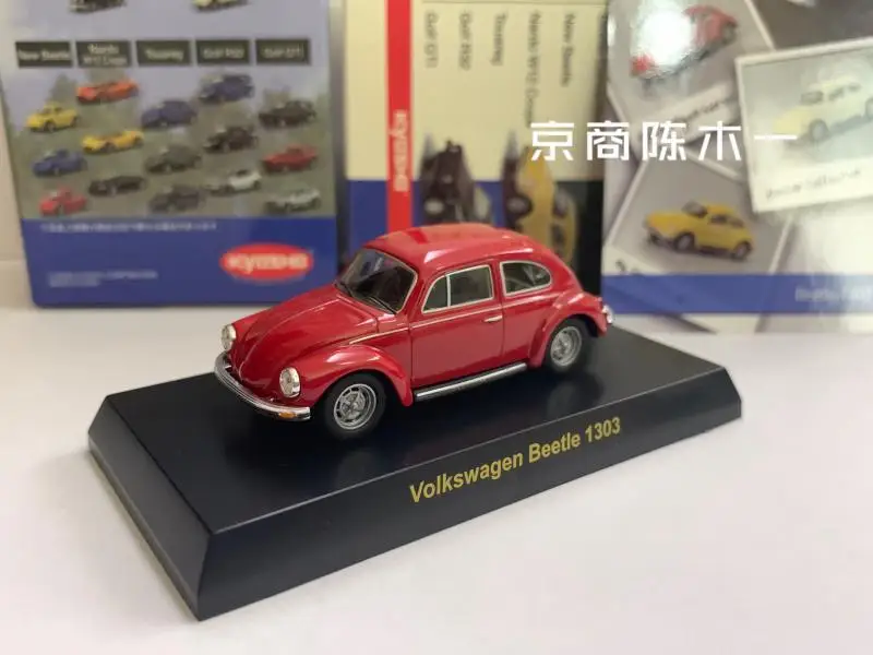 1:64 KYOSHO Volkswagen vw Beetle 1303 Collection die cast alloy trolley model ornaments gift