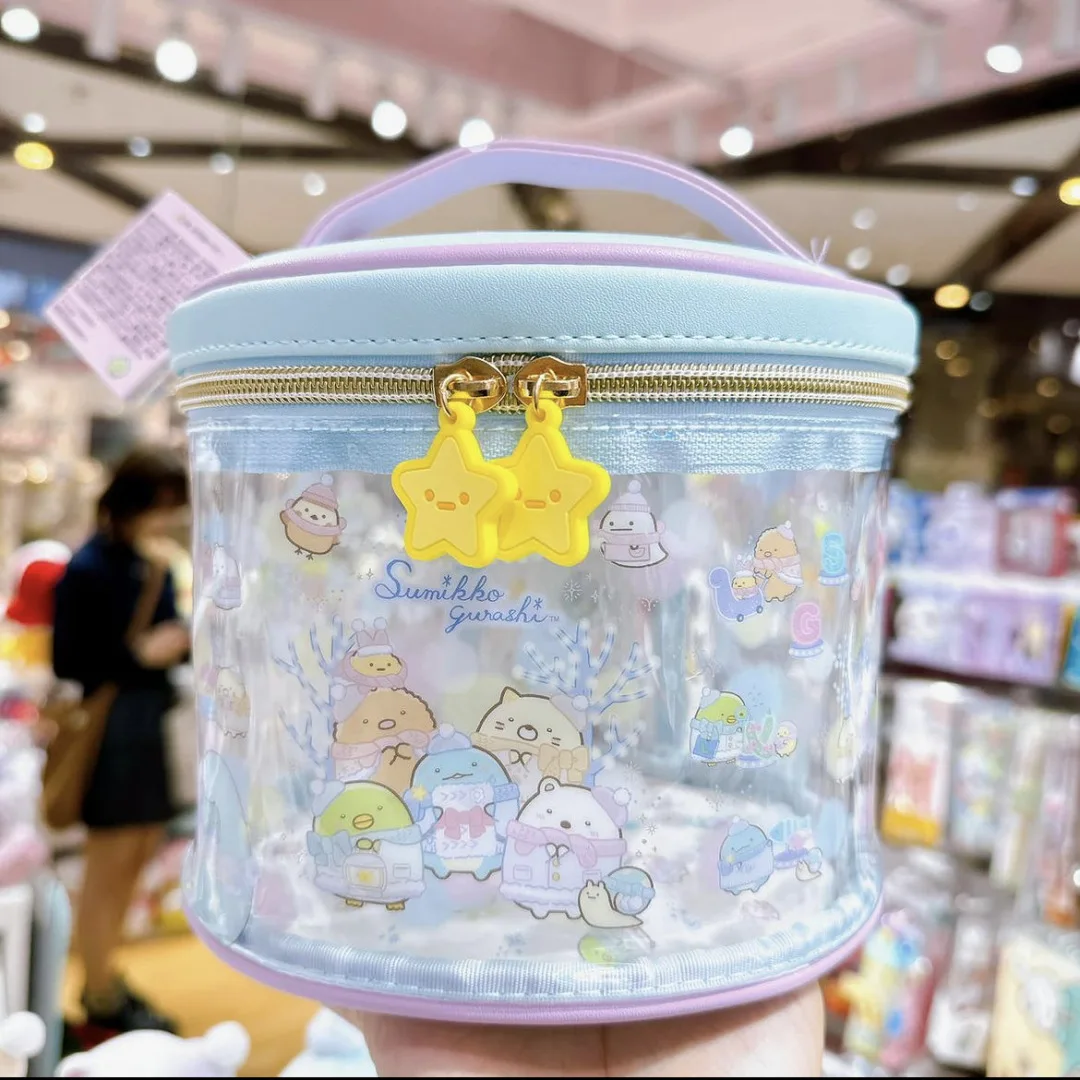 san-x s-sumikkogurashi angolo giapponese biologico mamma notte serie scatola cosmetica trasparente borsa per cosmetici borsa per giocattoli