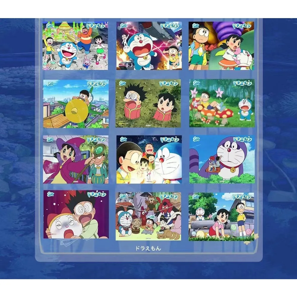 Genuine Doraemon Card Peripheral Collection Japanese Anime Machine Cat Senior Rare Unique Odor Lock Card Boys and Girls Gifts