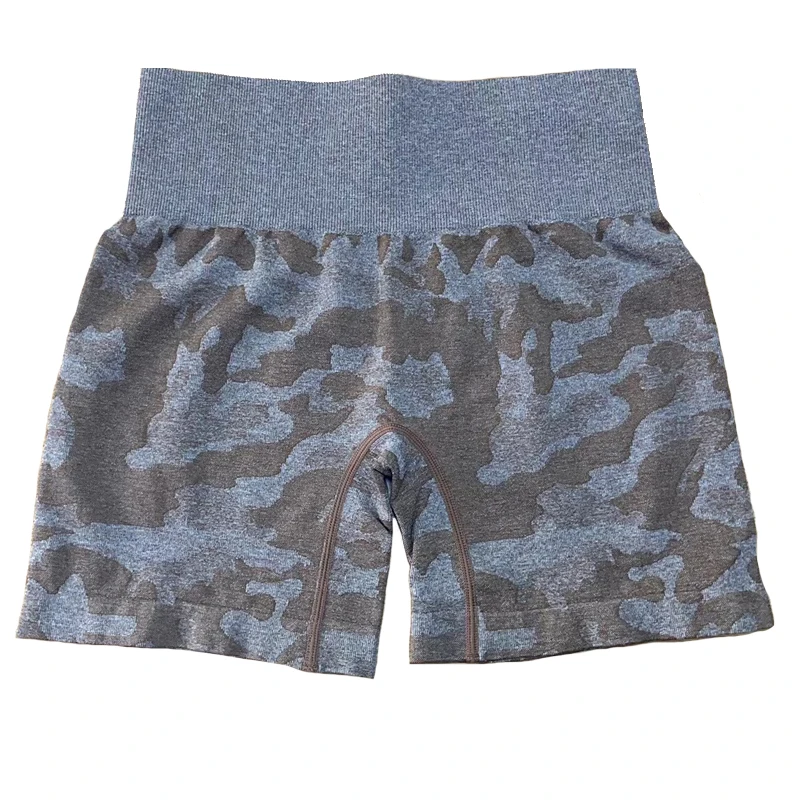 New Camo Seamless Shorts Women High Waist Booty Shorts Stretchy Workout Gym Clothing Fintess Sports Shorts Squatproof Gym Shorts