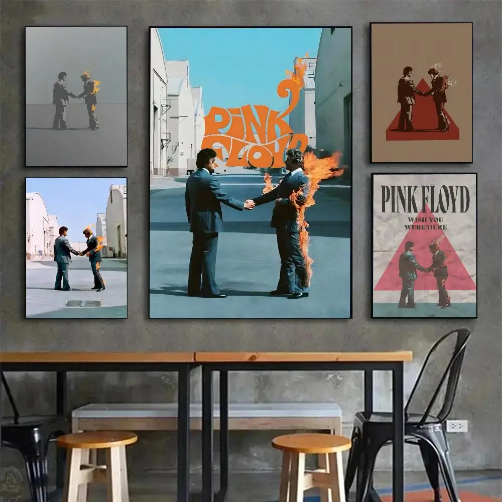 band progressive rock P-Pink Floyd Poster Painting Wall Art Mural for Living Room Home Decor and Gifts