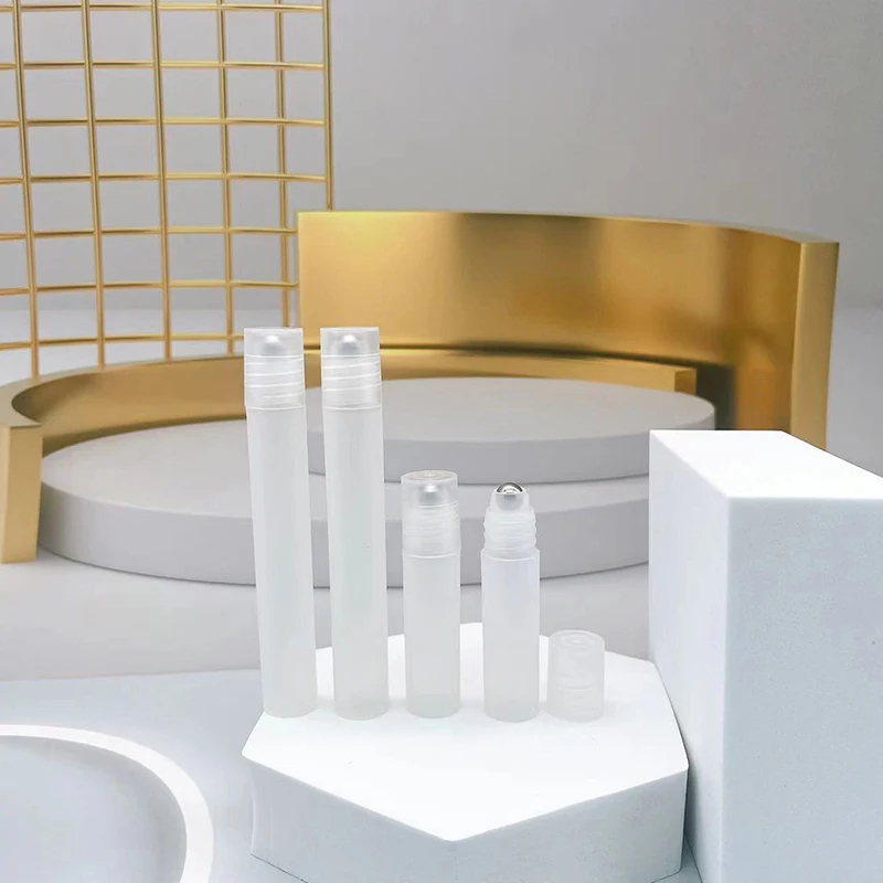 3/5/10ml 플라스틱 스테인레스 스틸 액체 오일 컨테이너 리필 용 병 홀더에 빈 향수 롤 롤러 볼 병