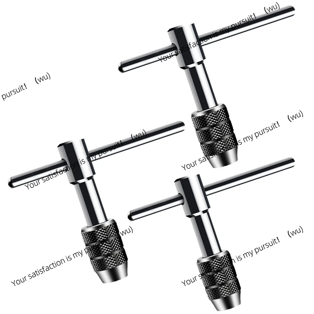 Ratchet Adjustable T-Tap Wrench, Manual Threaded Tap Holder M3-M6 M5-M8 M6-M12