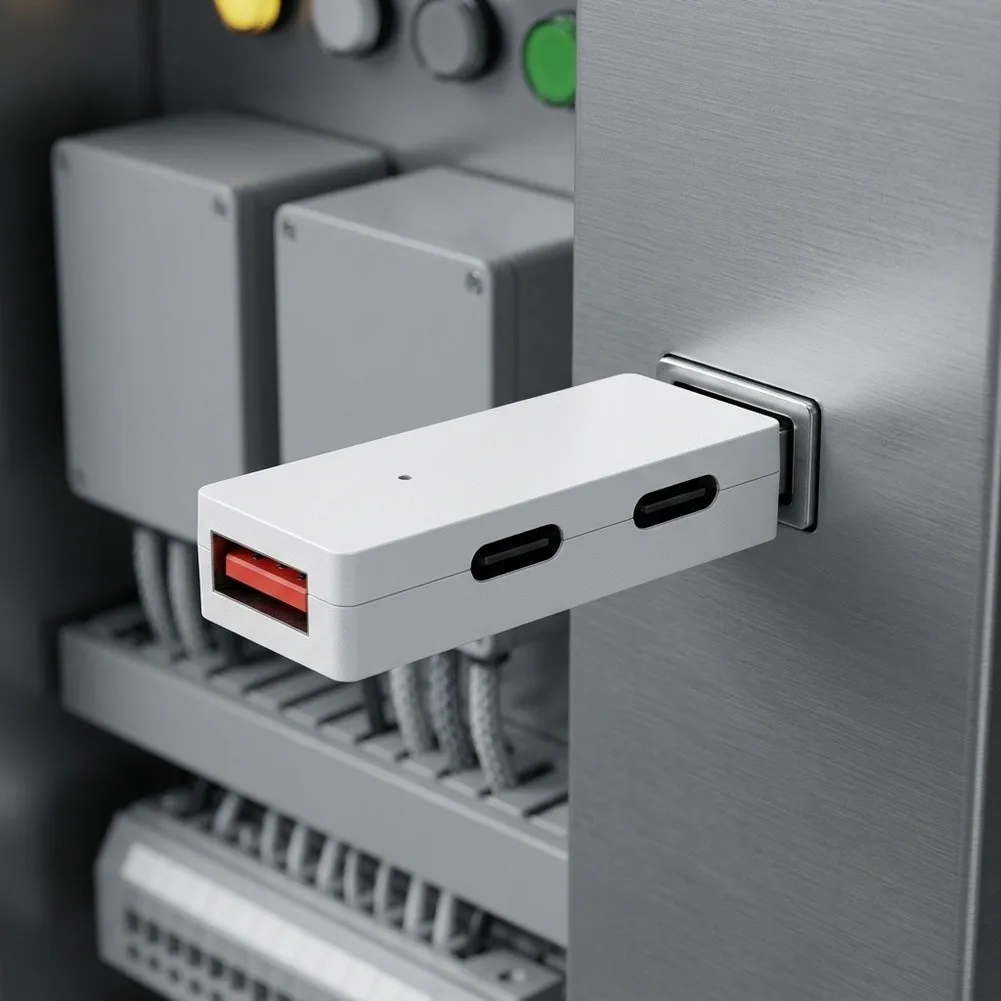 USB 2.0 High-Speed Isolator HUB23 480Mbps Full-Speed Data Transfer with 2000V Ground Isolation for Measuring Equipment