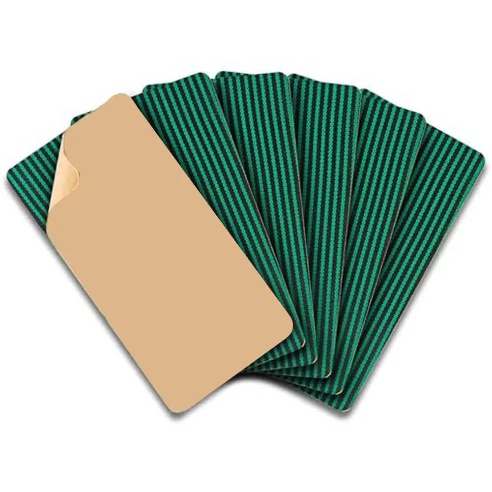 Pool Safety Cover Repair Kit With 6 Self-Adhesive Green Patches For Mesh And Solid Covers Easy Fixes