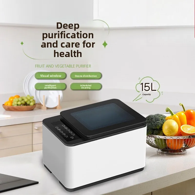 Visualization Window Fruit and Vegetable Washing Machine Household Multi-functional Ozone Bubble Vegetable Washing Opportunity